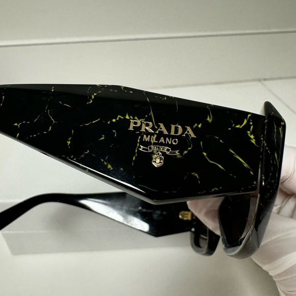 Prada Symbole Rectangular Sunglasses - Picture 3 of 5